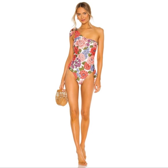 Zimmermann cut out floral swimsuit AU sz 1 - Picture 2 of 10